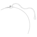 Chroma pendant Mixed cuts, Star, White, Rhodium plated